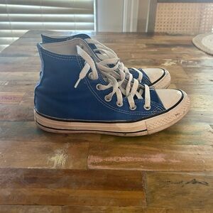 Converse Navy and White High-Top Sneakers